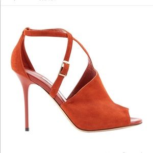 Jimmy Choo Rust Suede Heels